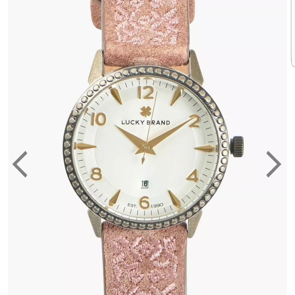 Torrey Rose Gold Embroidered Watch